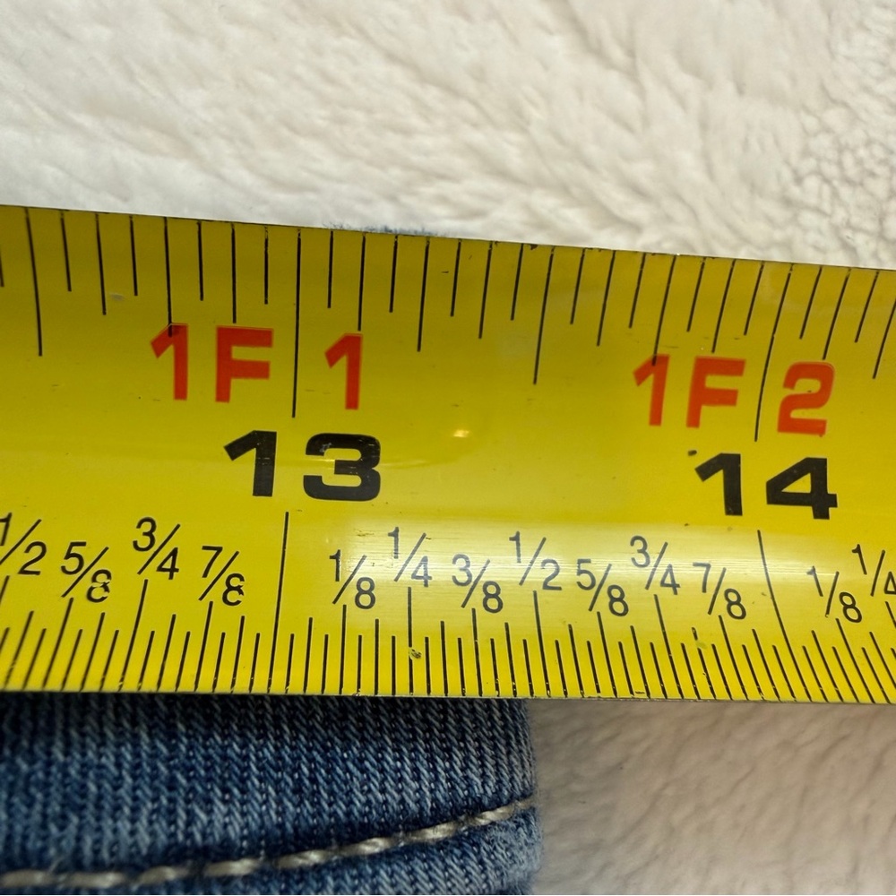 We The Free Just Float On Flare Jeans Raw Hems Medium Wash - Picture 14 of 16